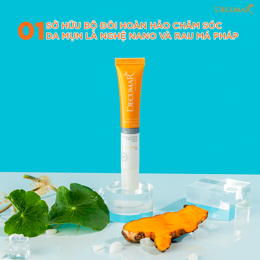 Decumar 20 gr dạng gel giảm thâm mụn đầu đen
