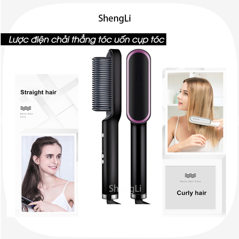 [LD] [LD] Lược Điện Chải Thẳng Tóc , tạo kiểu tóc đơn giản phong cách hàn quốc (có sỉ giá siêu rẻ)