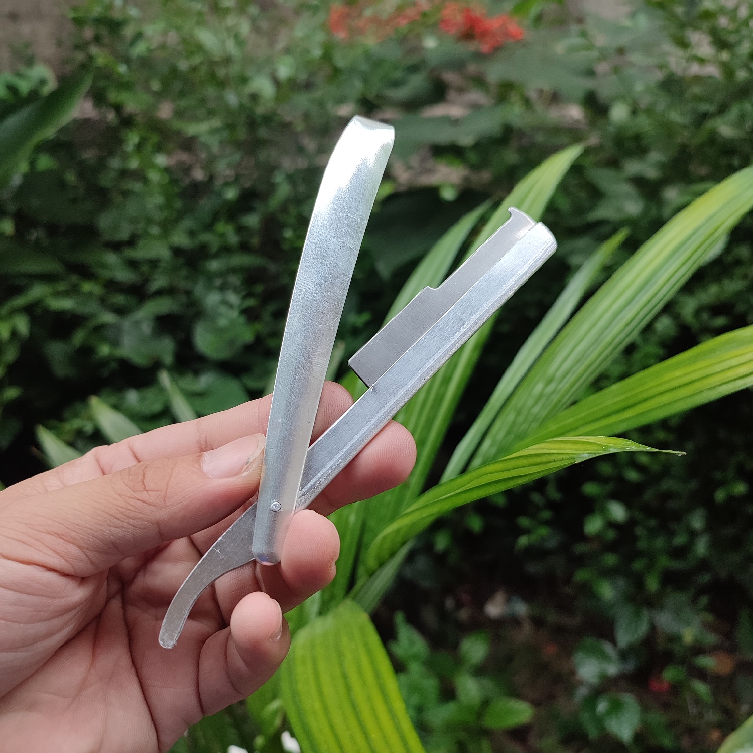 Dao cạo lông mặt- cạo râu cán nhôm