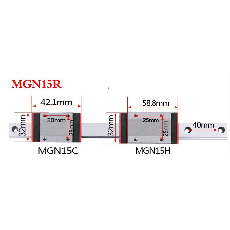 Block con trượt MGN15