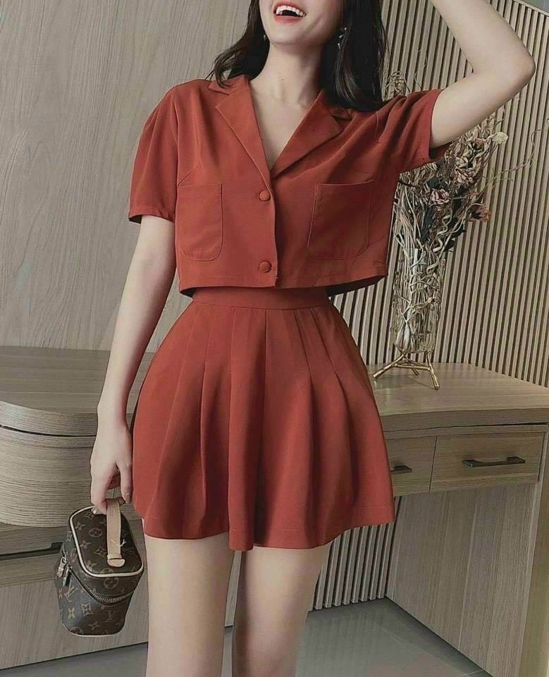 set bộ giả vest ,quần xếp ly