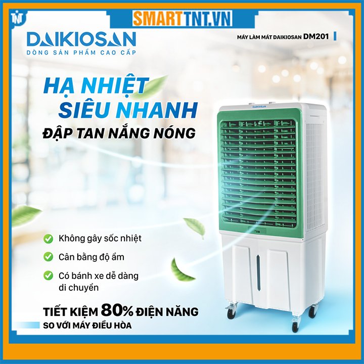 (Hàng mới 100%) Máy làm mát Daikiosan DM201 cao cấp chính hãng
