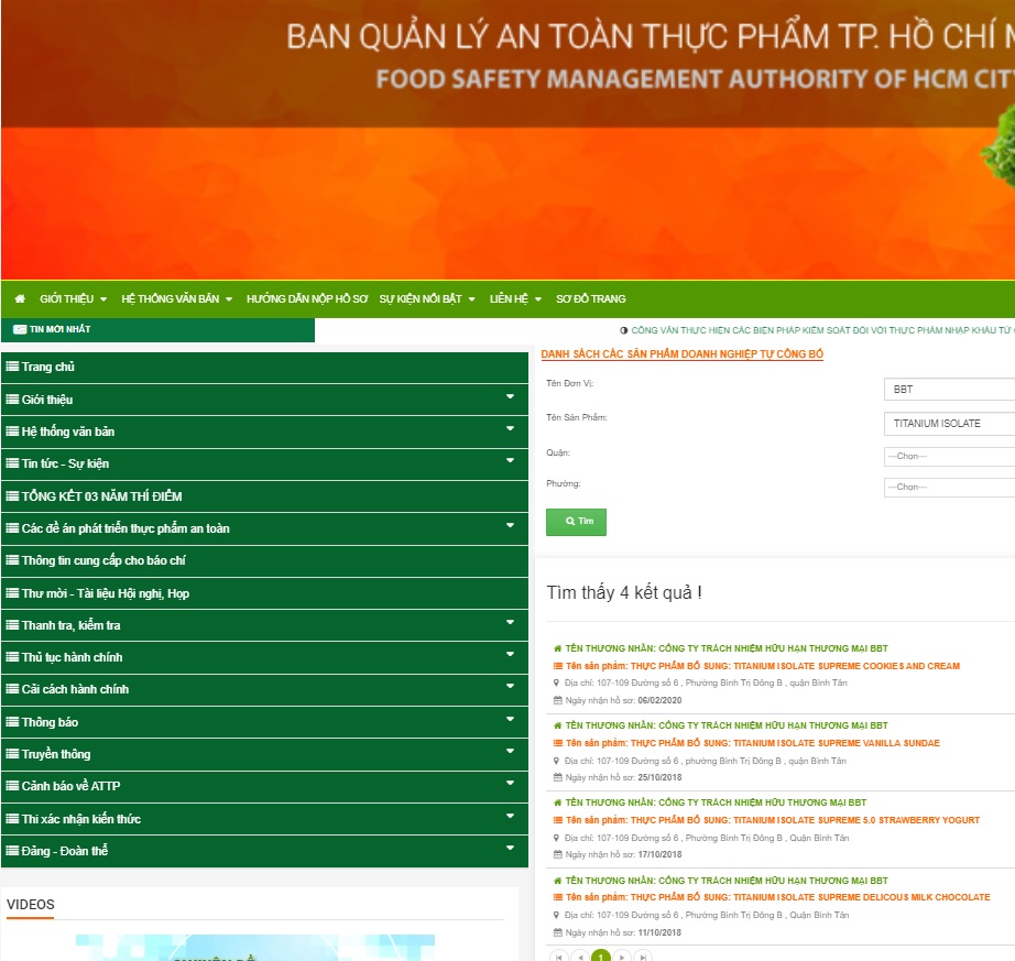 Titanium Isolate - Whey isolate hydrolized tinh khiết nhất