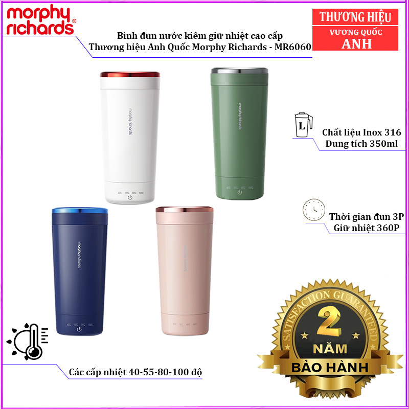 Bình đun nước kiêm giữ nhiệt cao cấp Morphy Richards MR6060