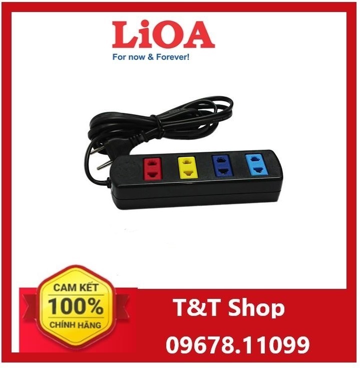 Ổ cắm kéo dài phổ thông không công tắc Lioa - 4TC 5M
