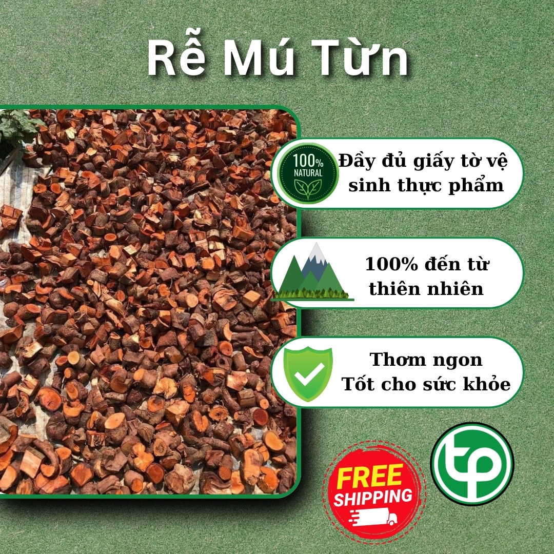 [Hàng mới về] Rễ cây mú từn khô 500g - Thảo Dược Tấn Phát - Hỗ trợ cải thiện sức khoẻ sinh lý nam