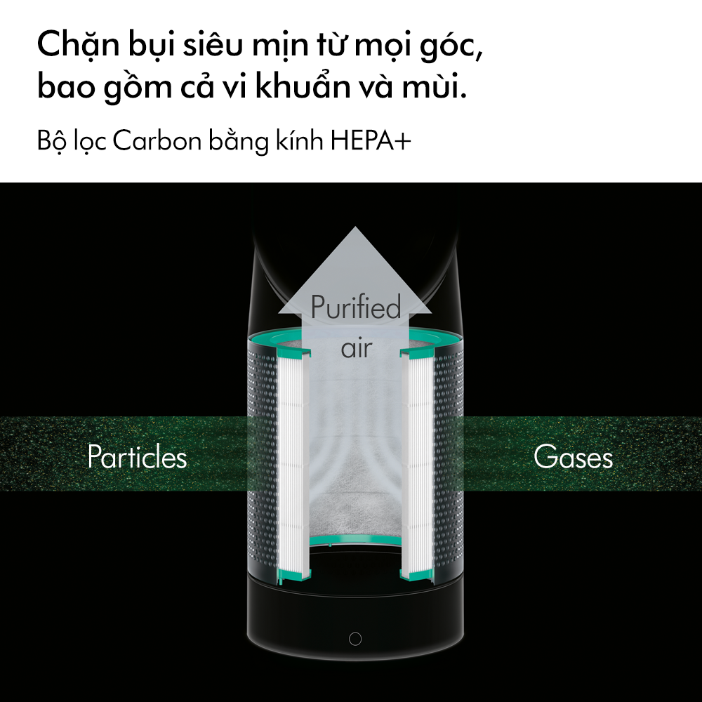 [BRAND DAY 9.1: VC Lazada Giảm 8% Tối đa 500K] Máy lọc không khí Dyson Pure Cool ™ TP00 (Trắng/Bạc)