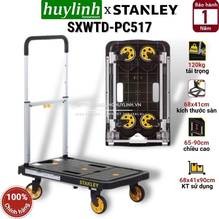 Xe kéo đẩy hàng 4 bánh gấp gọn Stanley SXWTD-PC517 - tải trọng 120kg