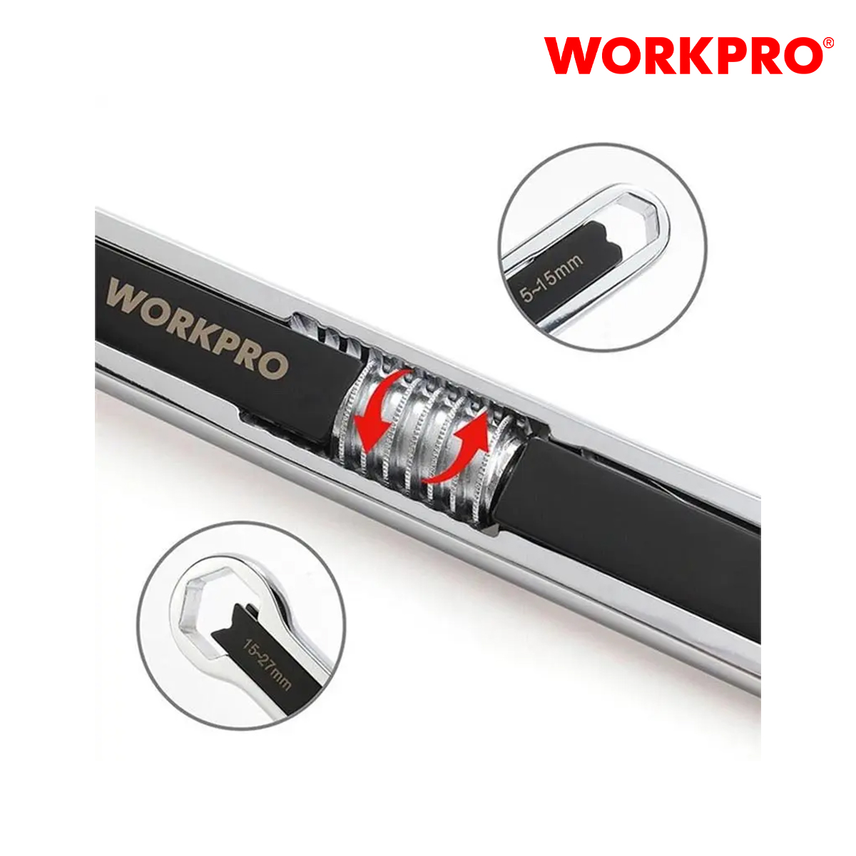 Cờ lê đa năng 5-16mm Workpro