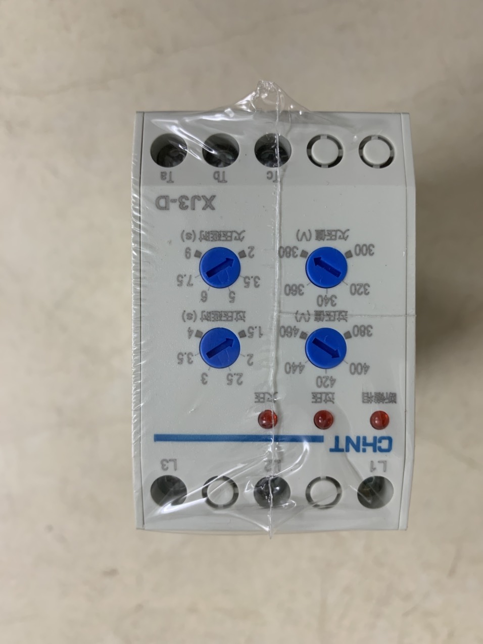 Rơ le bảo vệ điện áp 3 pha chint xj3-d, xj3-g bảo vệ cao áp, thấp áp ,chống mất pha chint