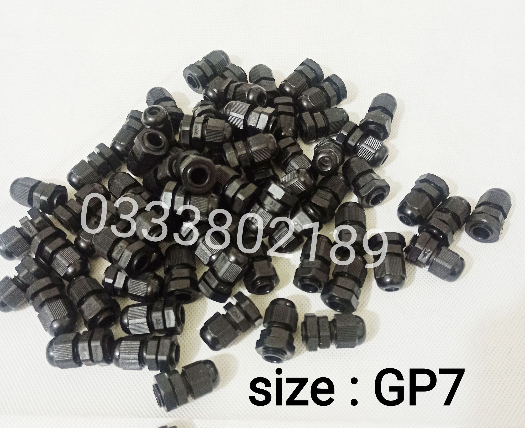 Ốc siết cáp GP7 màu đen( 10 ốc)
