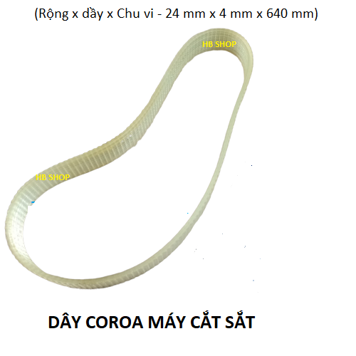 01 dây curoa máy cắt sắt - Dây curoa máy cắt nhôm