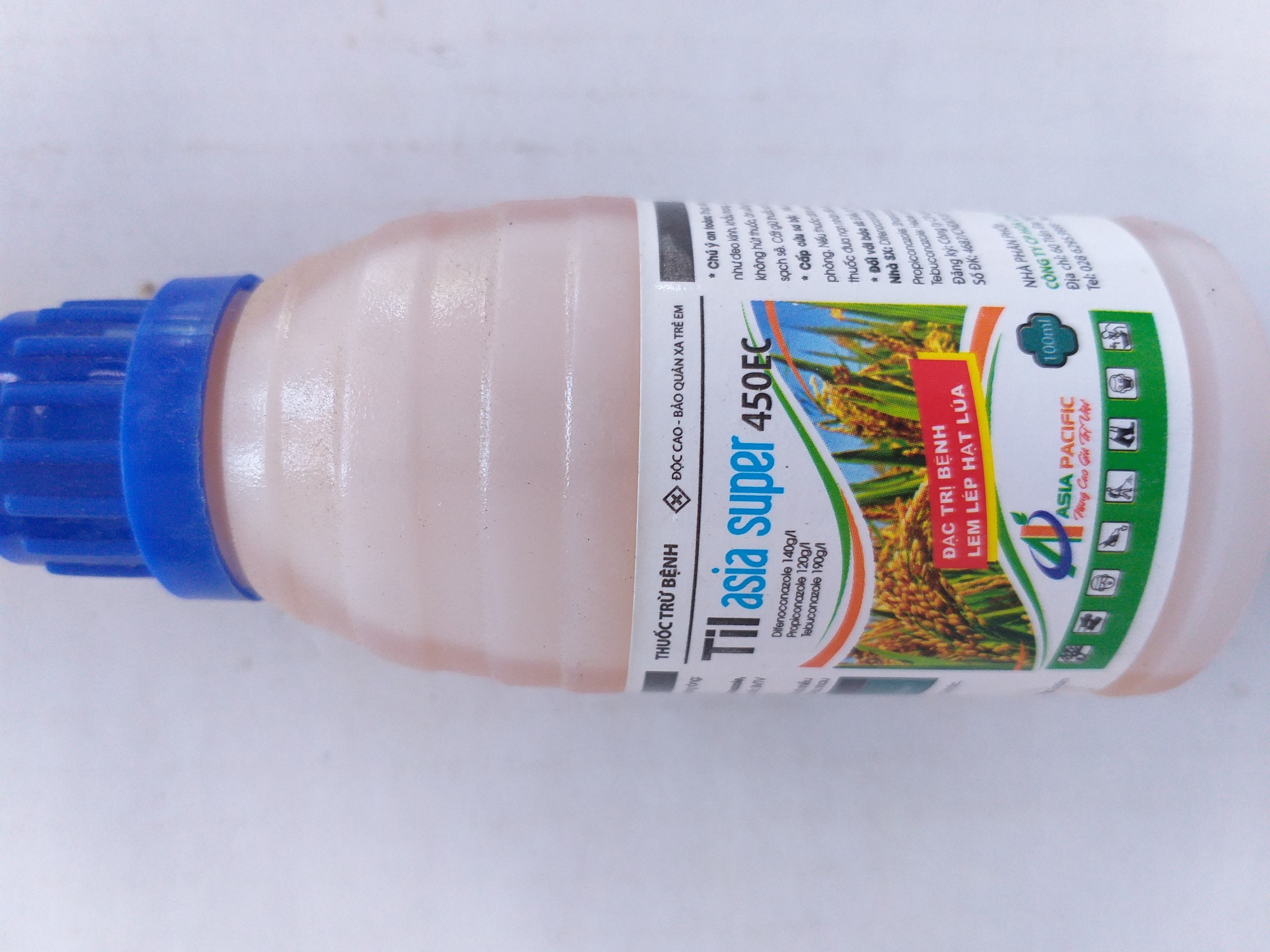 Thuốc trừ bệnh đốm vằn , lem lép , rỉ sắt , thán thư... TIL ASIA SUPER 450EC - Chai 100ml