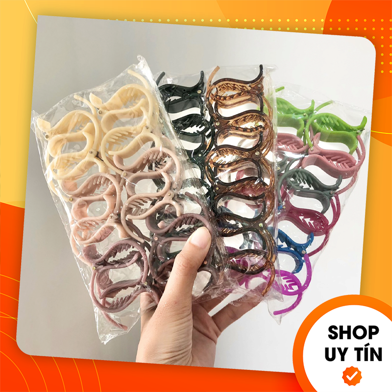 Lố 12 Kẹp Càng Cua 3 Răng Giá Sỉ