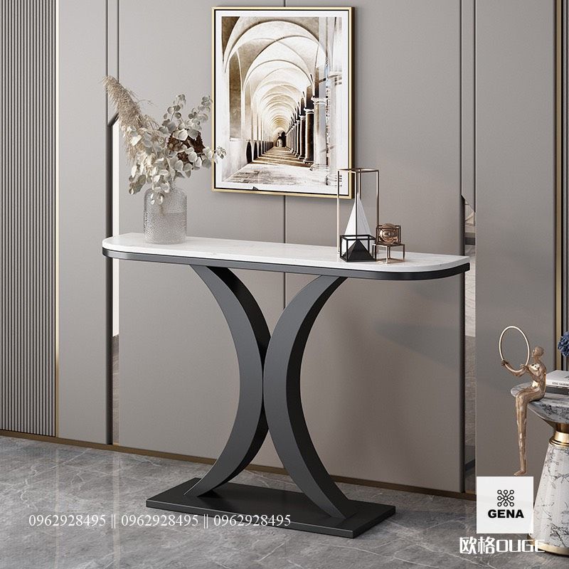 Bàn console, bàn trang trí mặt đá
