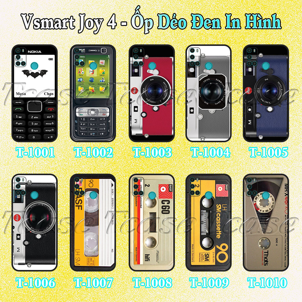 Ốp lưng Vsmart Joy 4 - Ốp dẻo đen in hình Công Nghệ Độc Lạ
