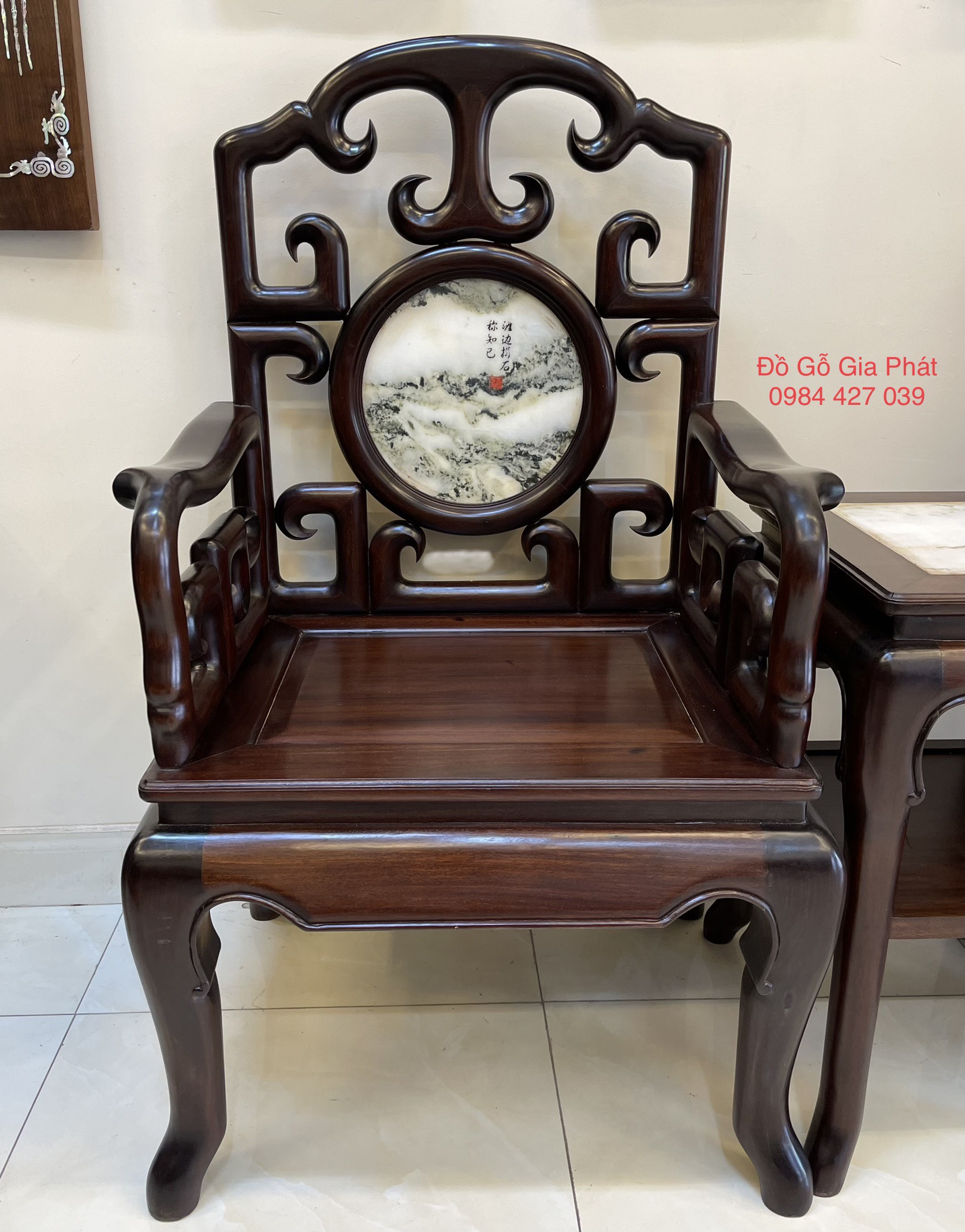 bộ ghế móc gụ 8 món