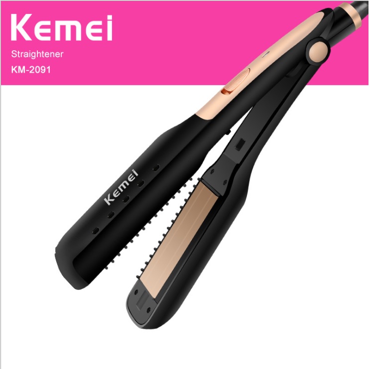Máy duỗi thẳng kẹp cúp tóc kemei 2091