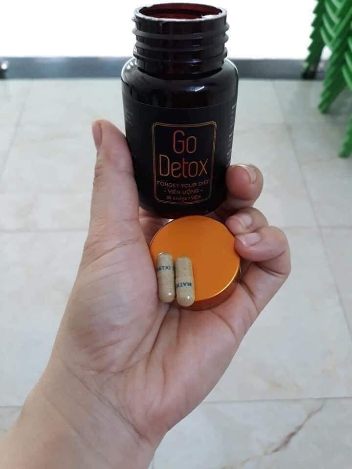Trà giảm cân Go Detox - Trà Giảm Cân GoDetox cam kết chính hãng