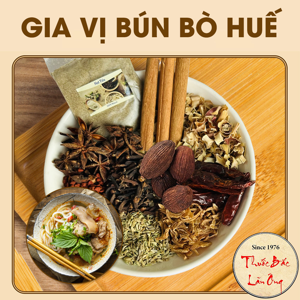 Gia vị nấu bún bò Huế (Nguyên liệu nấu bún bò Huế)