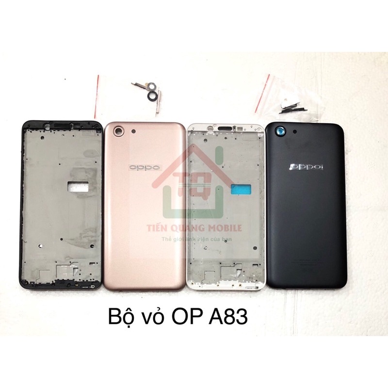 Bộ Vỏ Oppo A83(gồm khung xương ,vỏ,kính cam)