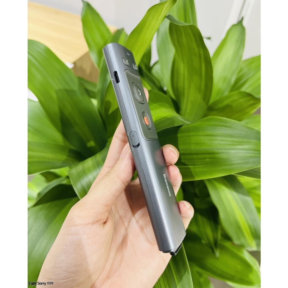 Bút Laser trình chiếu Baseus Orange Dot Wireless Presenter cho Laptop/ Macbook