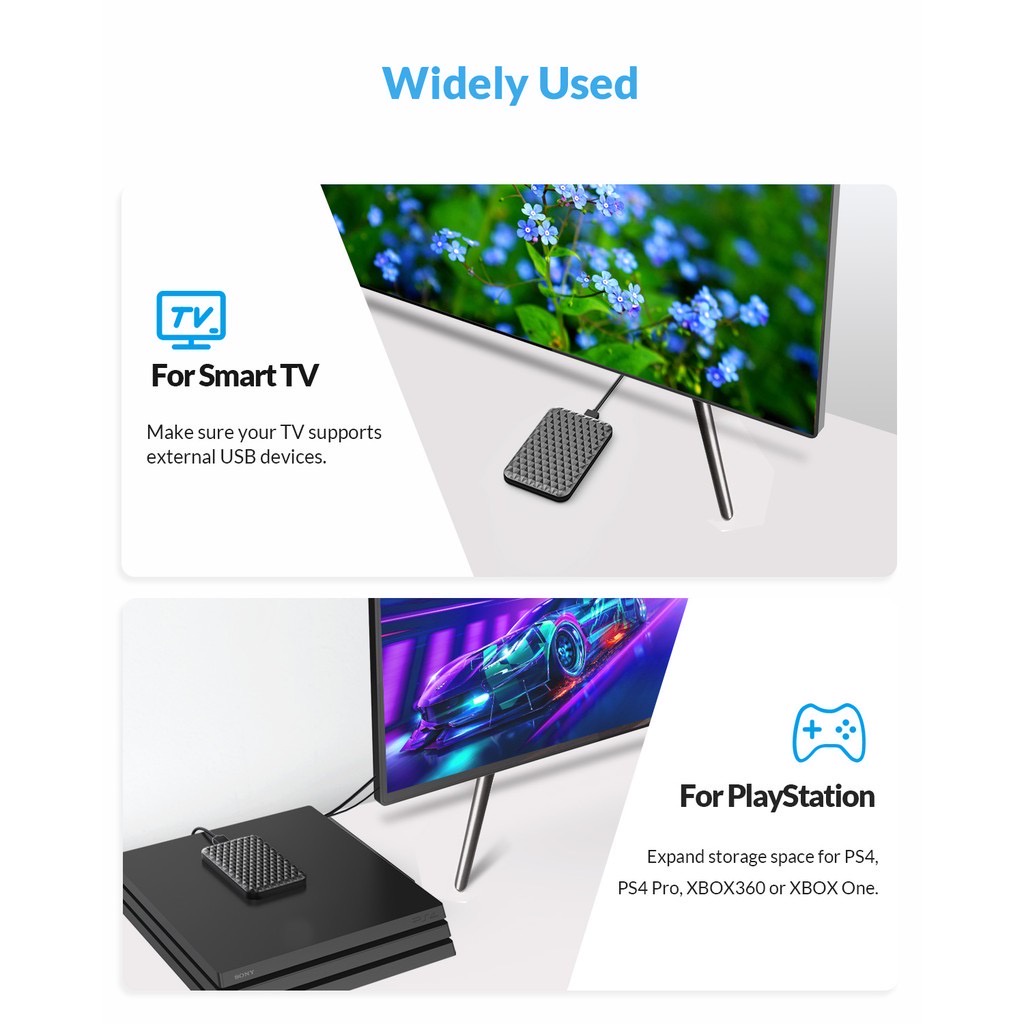 Box 2.5 Orico USB 3.0 5Gbps hỗ trợ HDD SSD 4TB