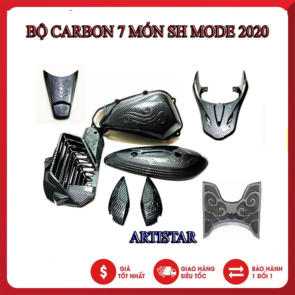 BỘ CARBON SH MODE 2020 GỒM 7 MÓN ( ARTISTAR)