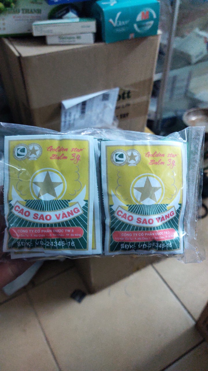 Combo 10 lọ cao sao vàng 3g