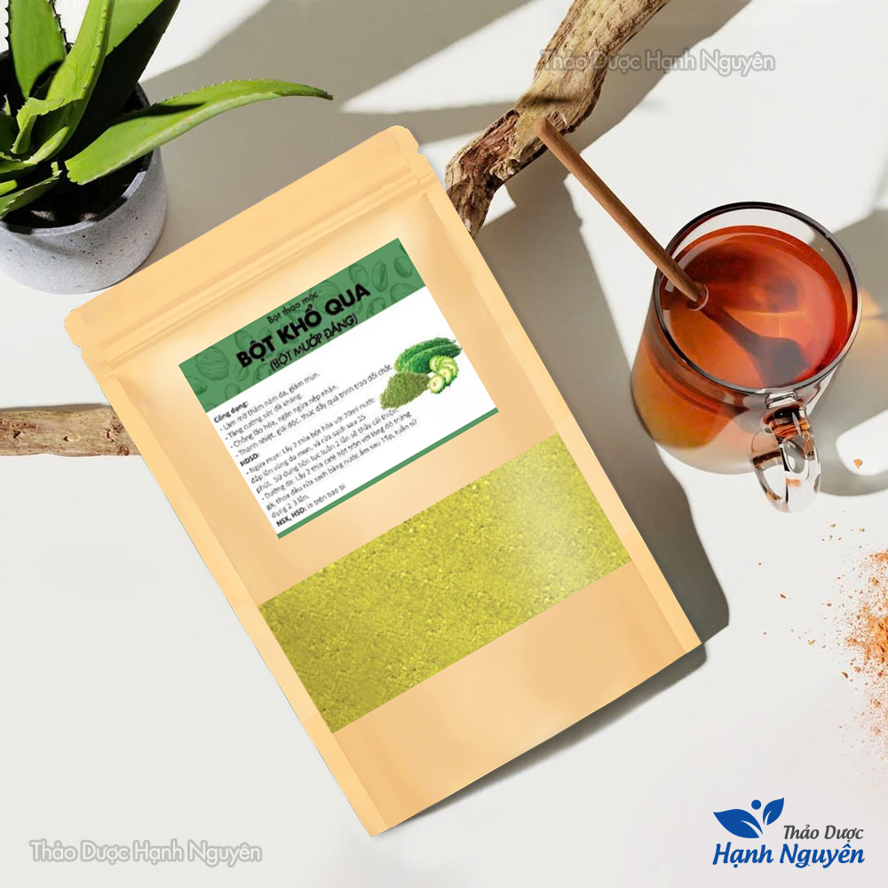 Bitter Melon Powder 500g, Bitter Melon Powder, Pure, Clears Heat, Detoxifies, Helps Brighten and Smooth Skin, Reduces Pimples
