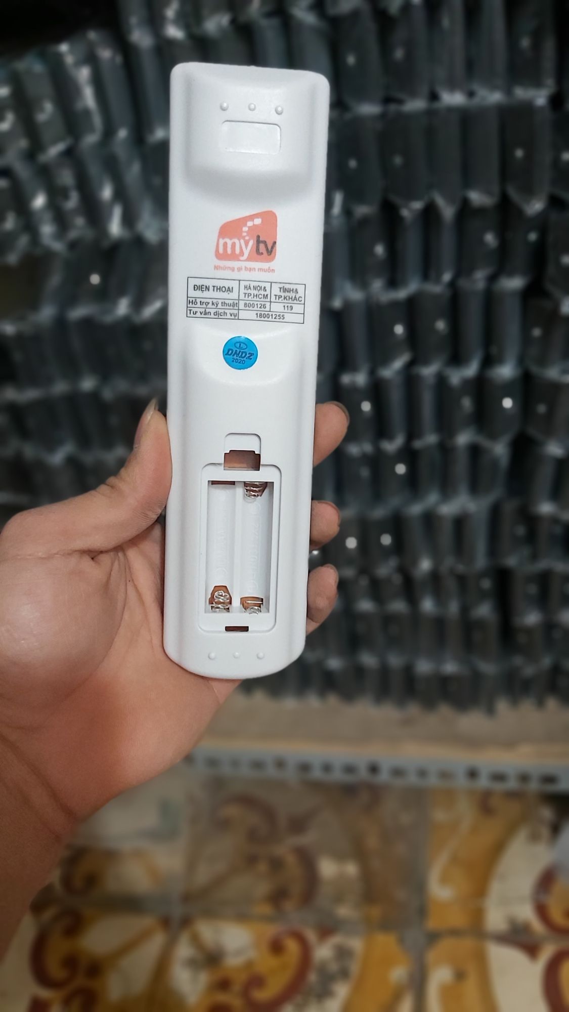 điều khiển Mytv pin bé