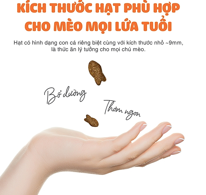 Thức ăn hạt Cat's Eye cho mèo mọi lứa tuổi Túi 1,5KG
