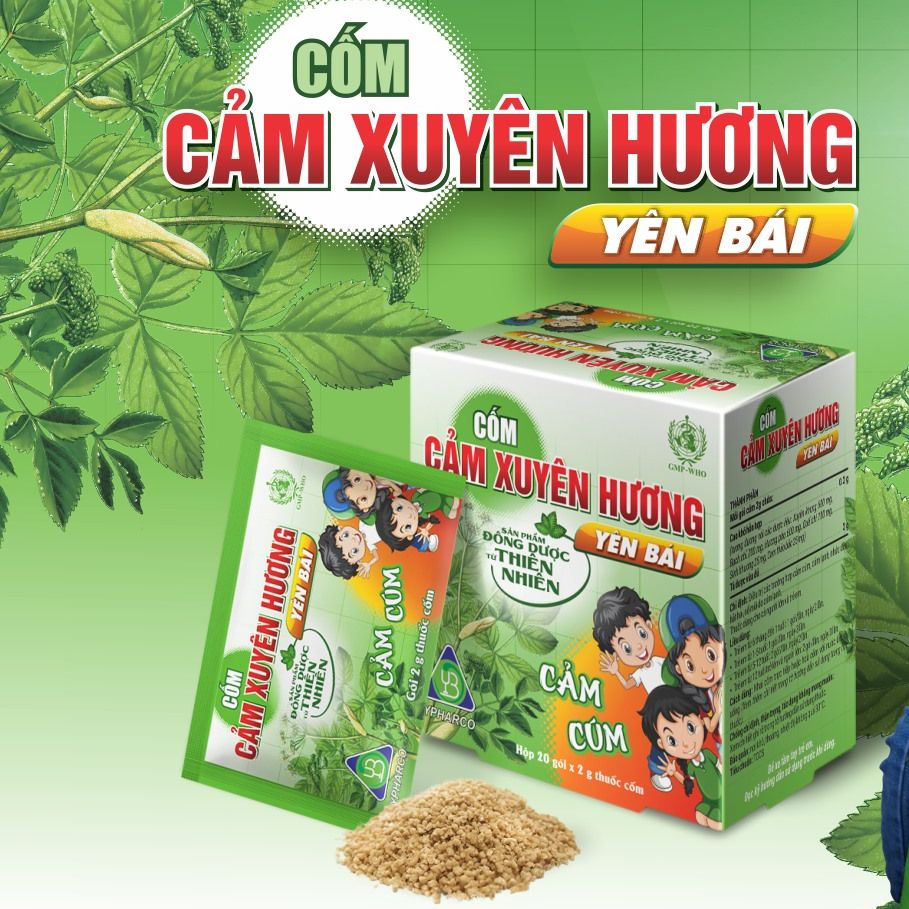 Cốm cảm xuyên hương yên bái hộp 20 gói