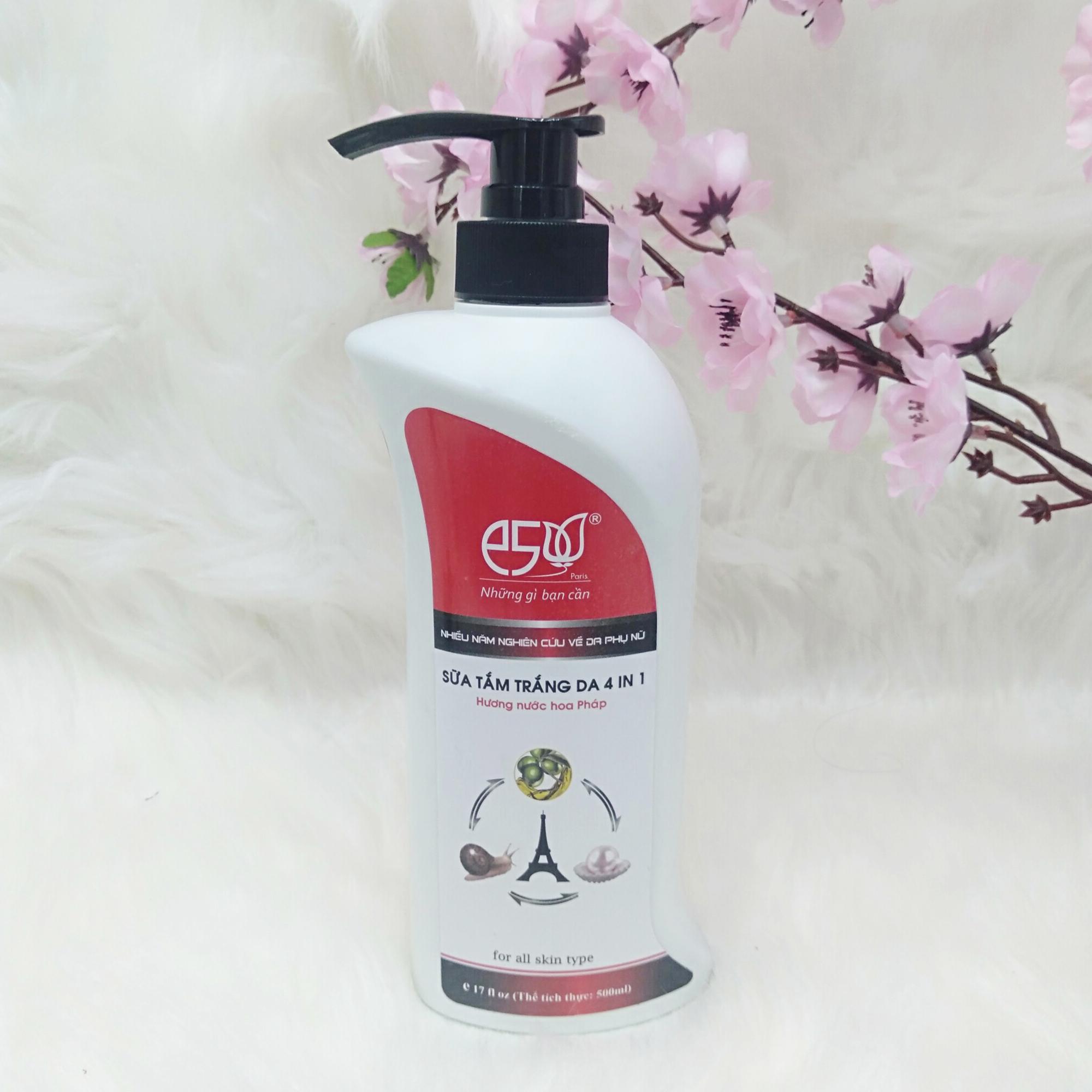 Sữa tắm trắng da 4in e5