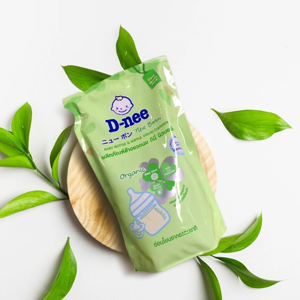 Nước rửa bình sữa Dnee Organic dạng túi 600ml