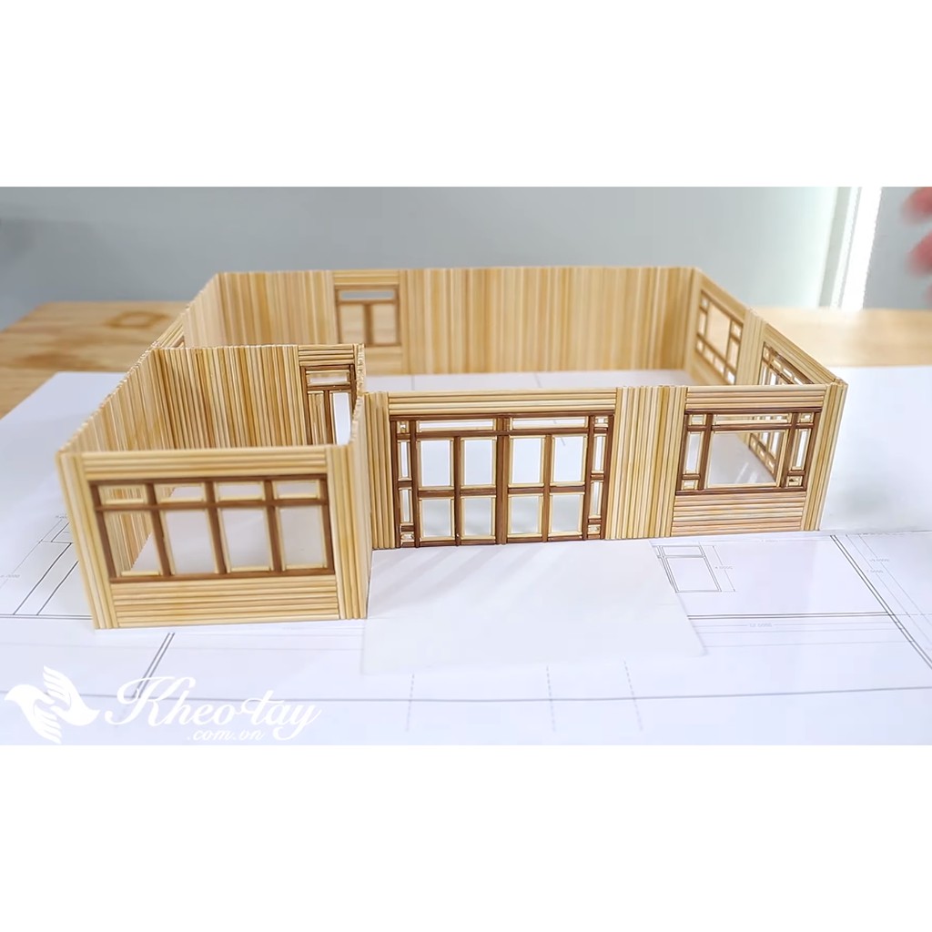 Bộ KIT làm biệt thự tăm 2 tầng