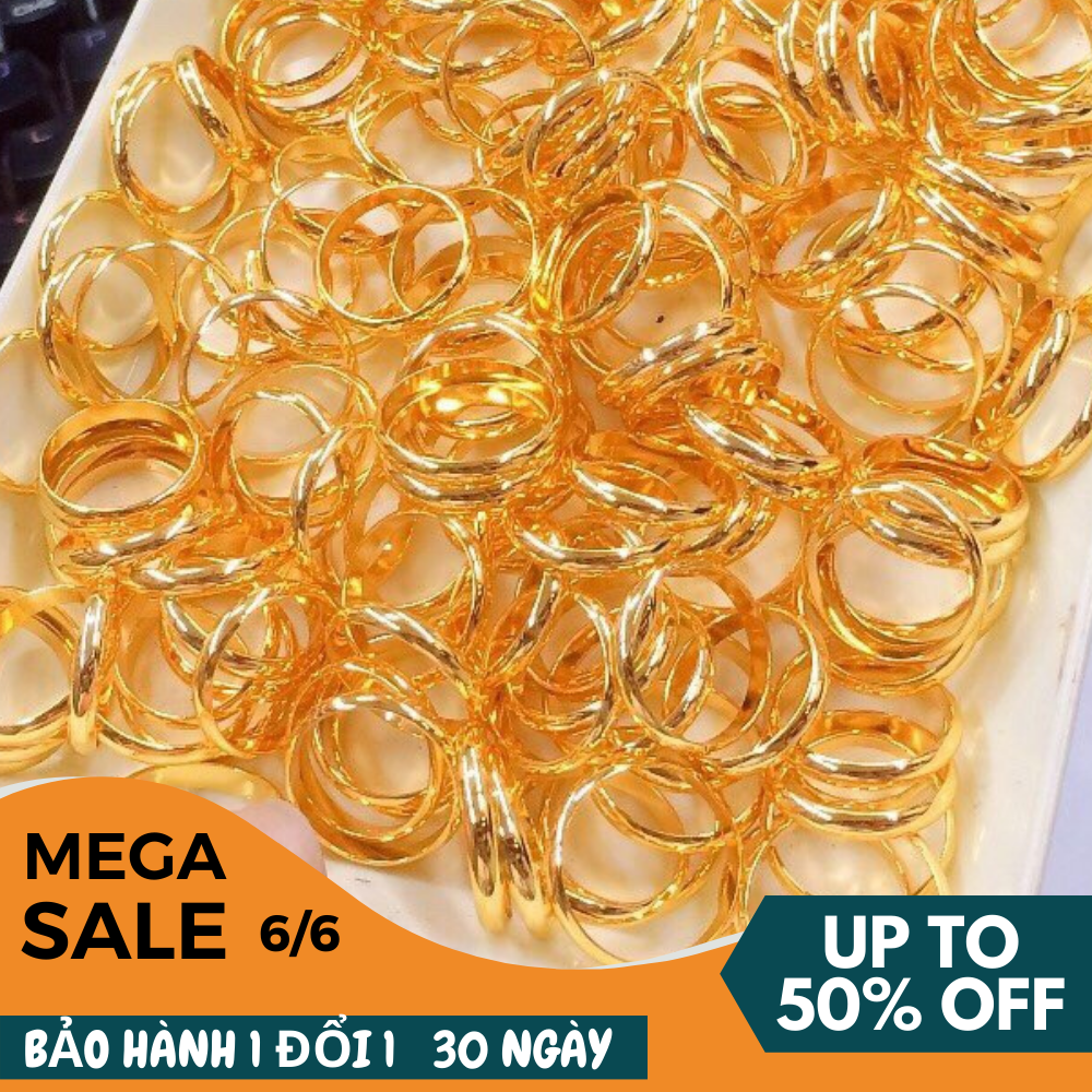 Nhẫn Nữ Mạ Vàng 18K Nhẫn nữ kim tiền xi vàng, nhẫn kim tiền ximen vàng, nhẫn mạ 24k vàng trắng chỉ trơn, nhẫn nữ sự kiện đẹp và sang GADO N120