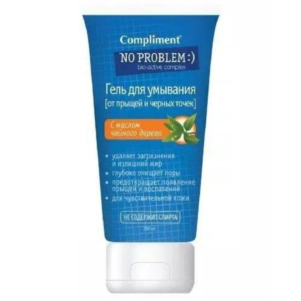 Sữa Rửa Mặt Giảm Mụn Compliment No Problem BHA 200ml