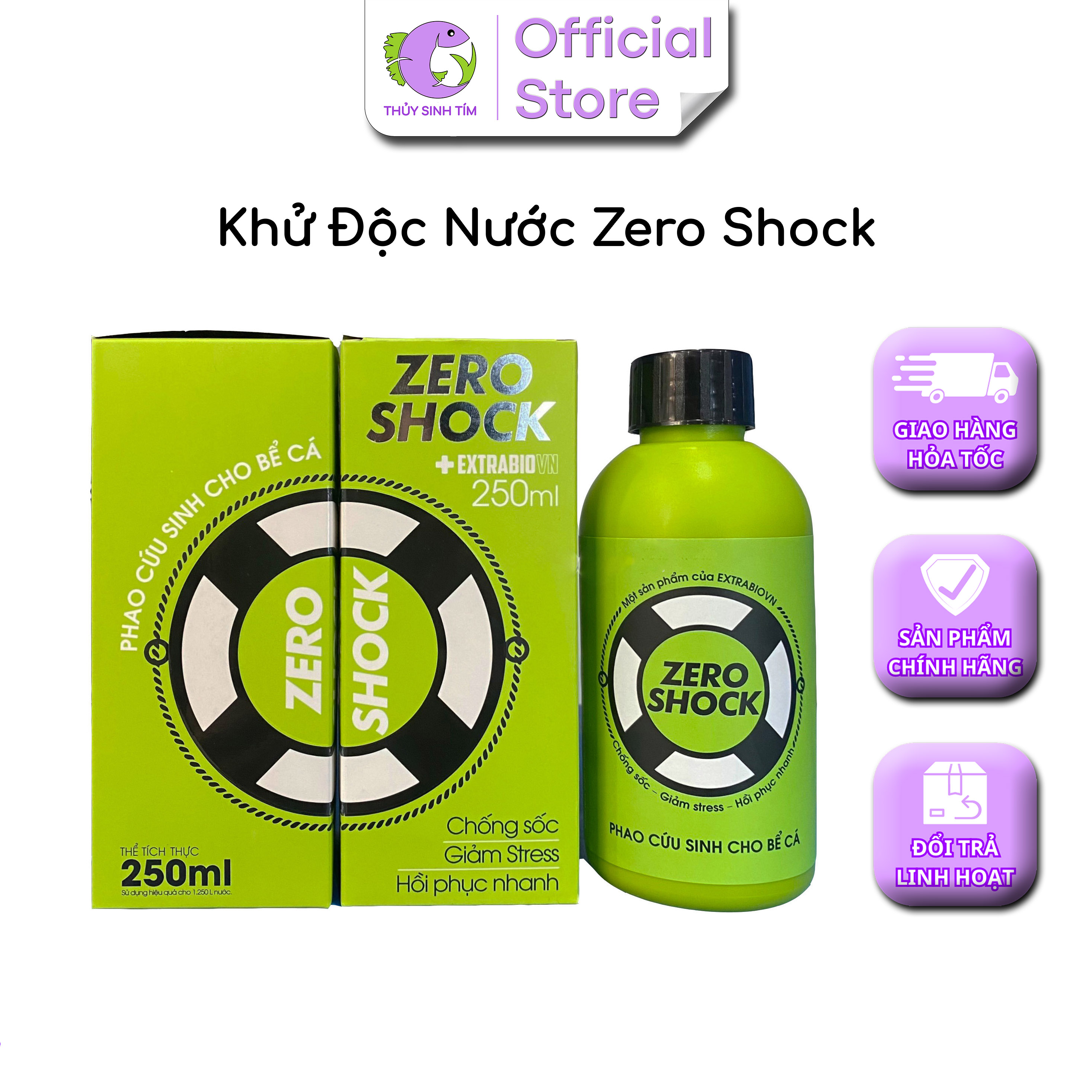 Zero Shock - Chống Sốc, Giảm Stress, Phục Hồi Nhanh