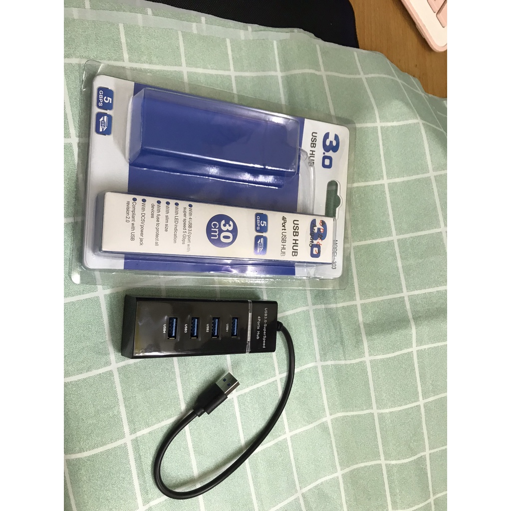 Bộ chia USB 1 ra 4 cổng 3.0 - Hub USB 4 Port 3.0