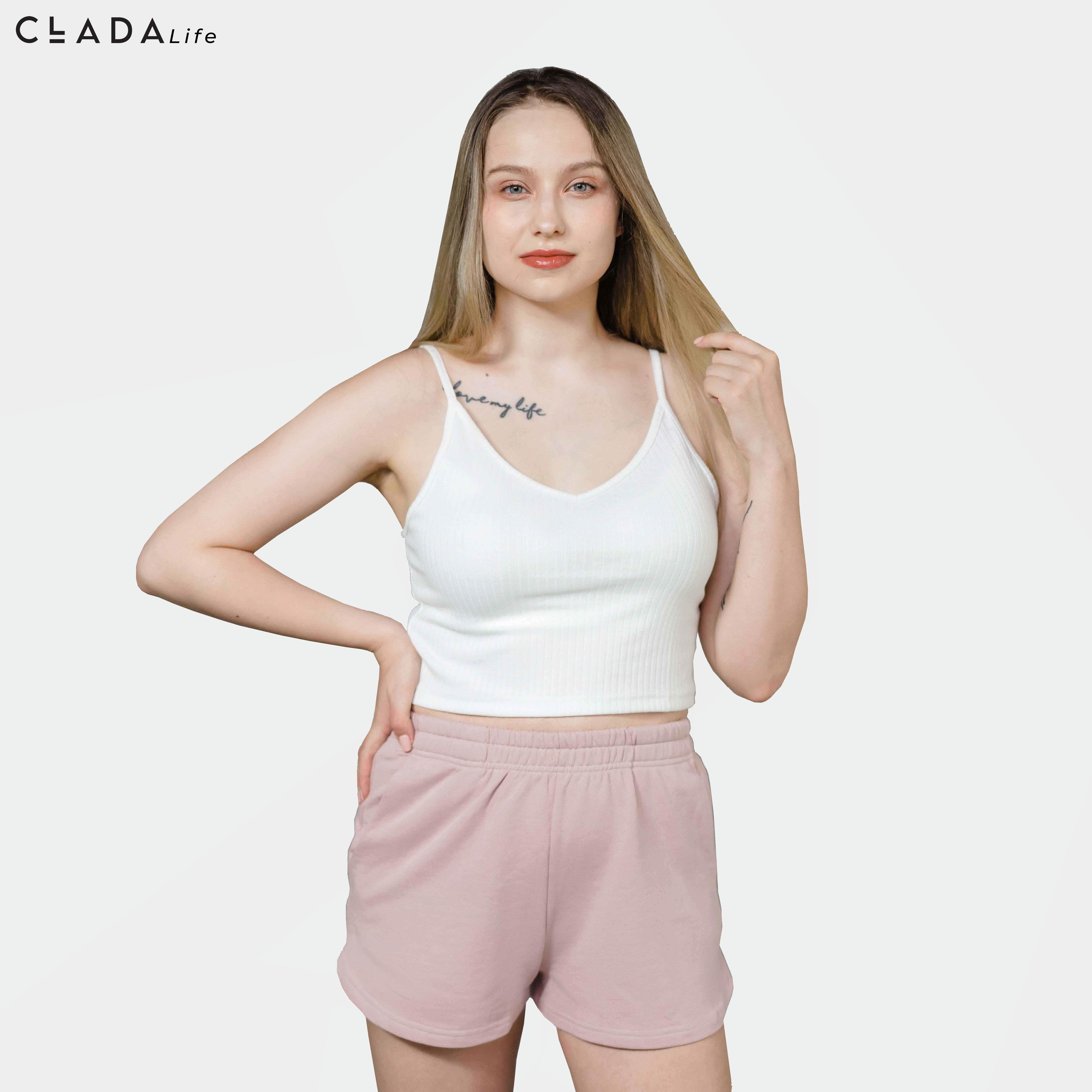 Quần short nữ thương hiệu CLADA - Hồng