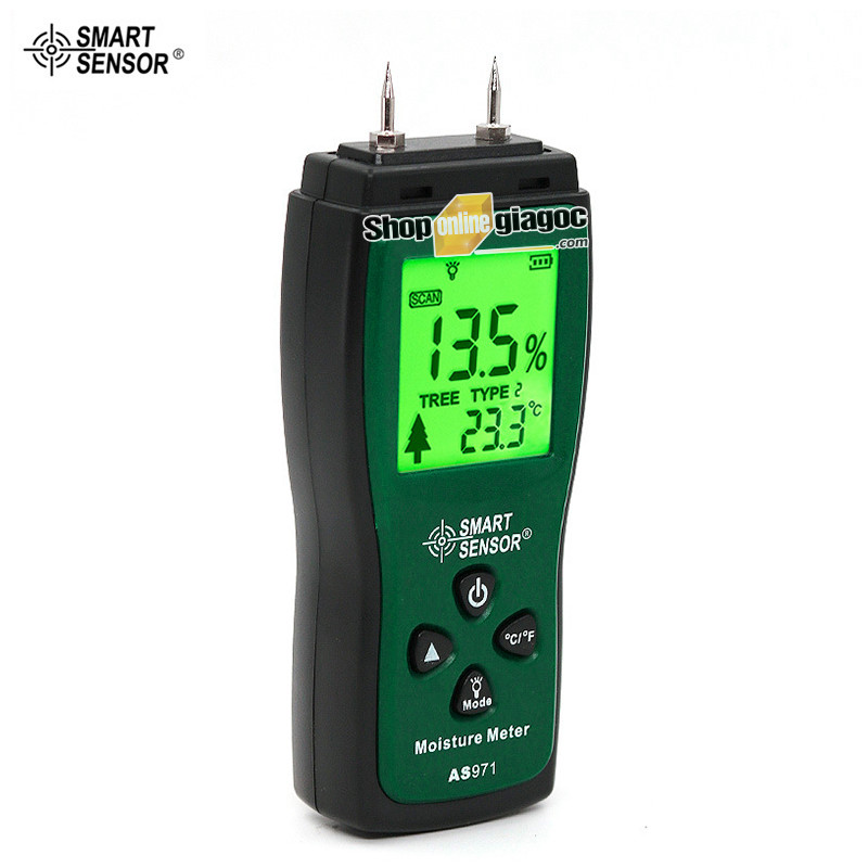 [HCM] Máy Đo Độ Ẩm Gỗ Smart Sensor AS971