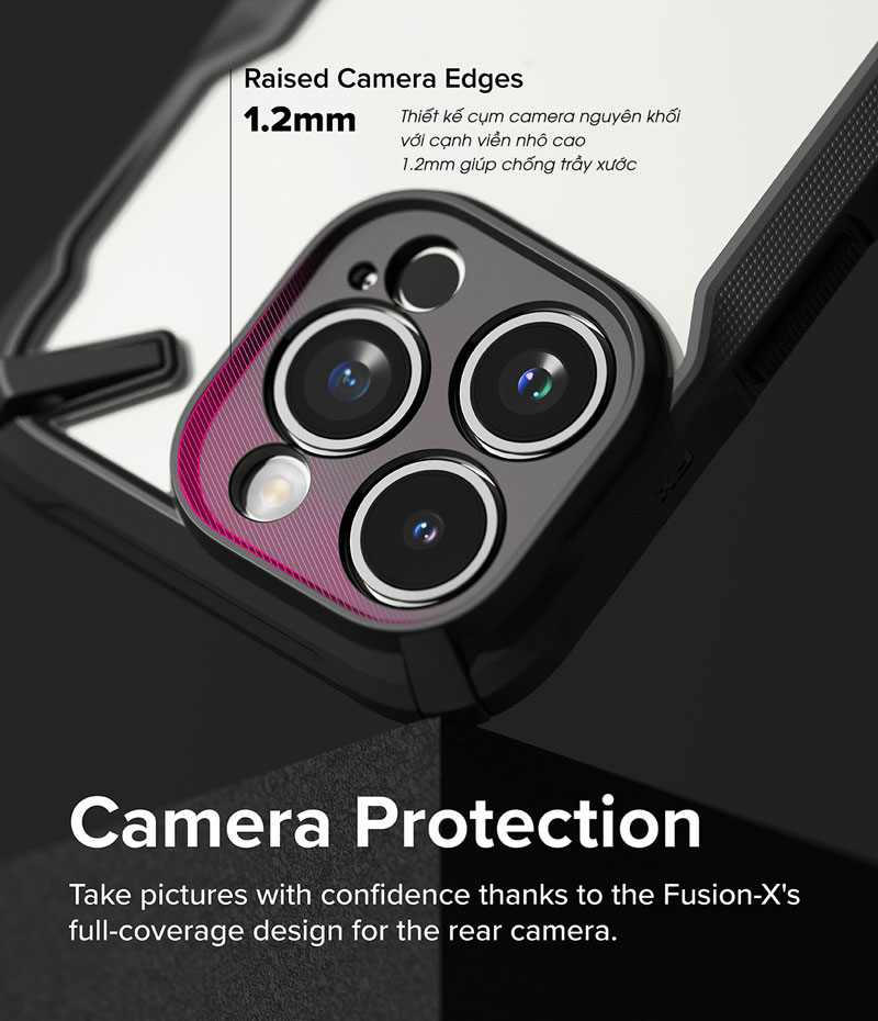 Ốp lưng iPhone 15 Pro Max/15 Pro/15 Plus/15 RINGKE Fusion X