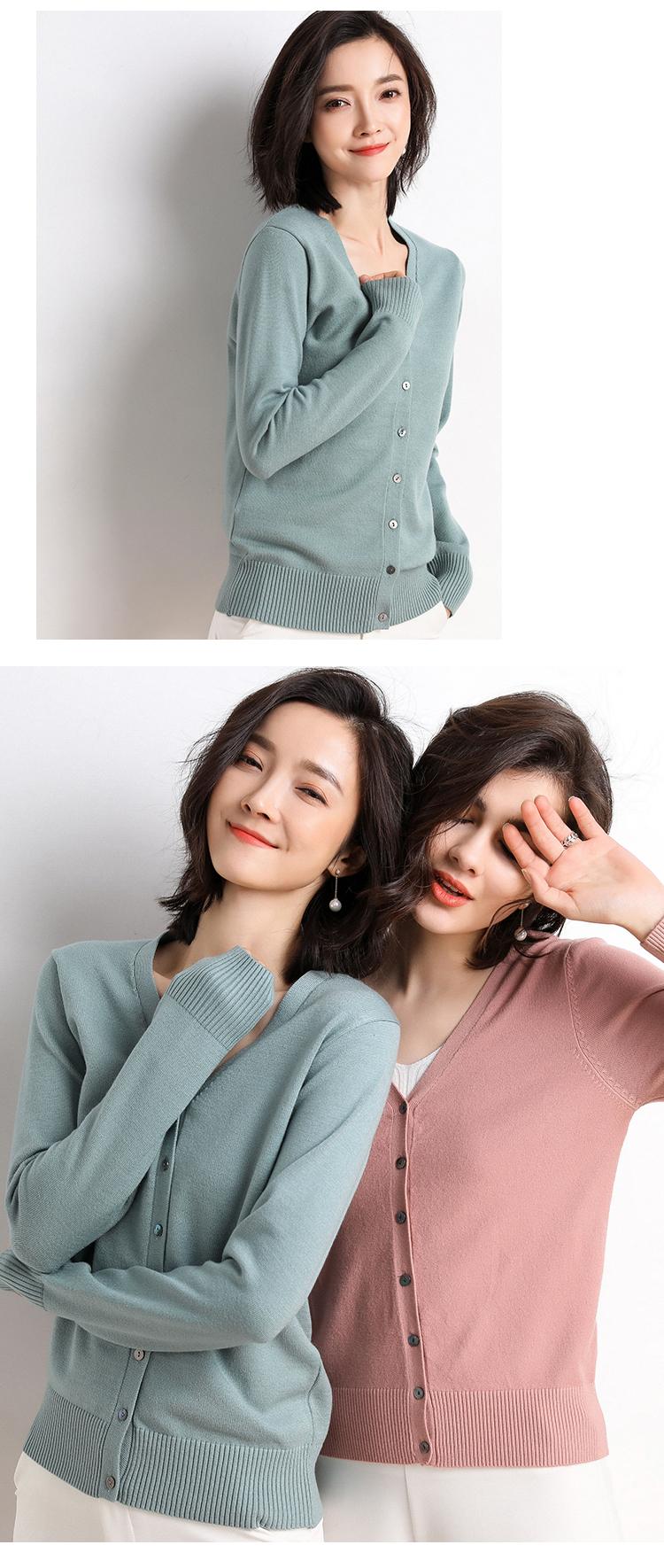 Áo cardigan len nữ basic chất đẹp