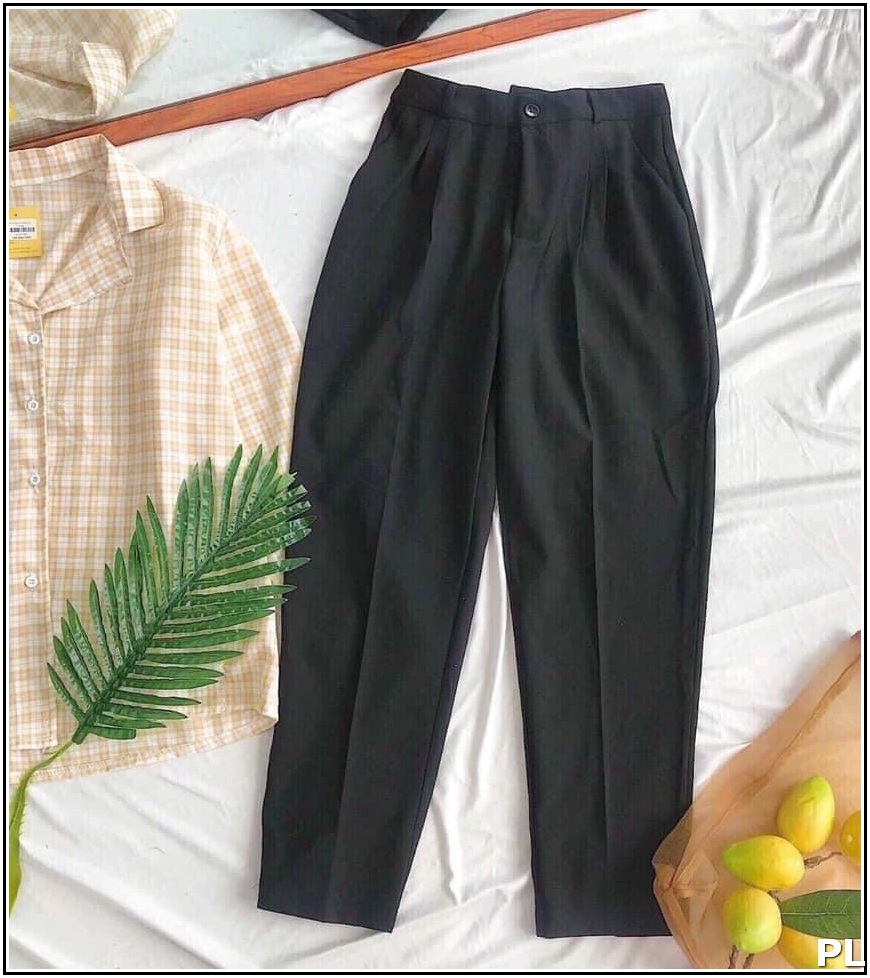 quần BAGGY TÂY màu đen chất siêu đẹp hàng chuẩn TAY-5