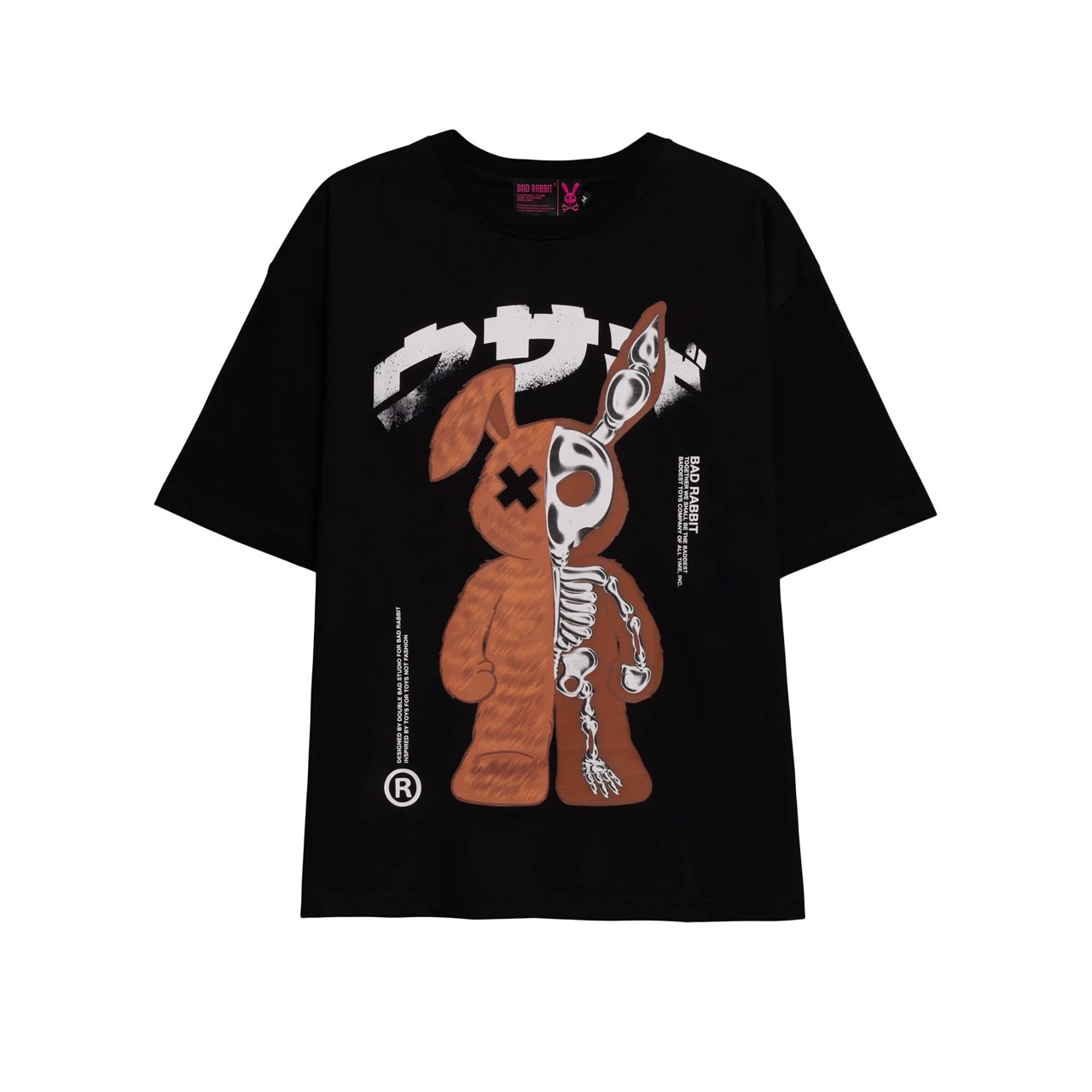 Áo thun Nam Nữ Bad Rabbit RABBIT BONE 100% Cotton - Local Brand Chính Hãng