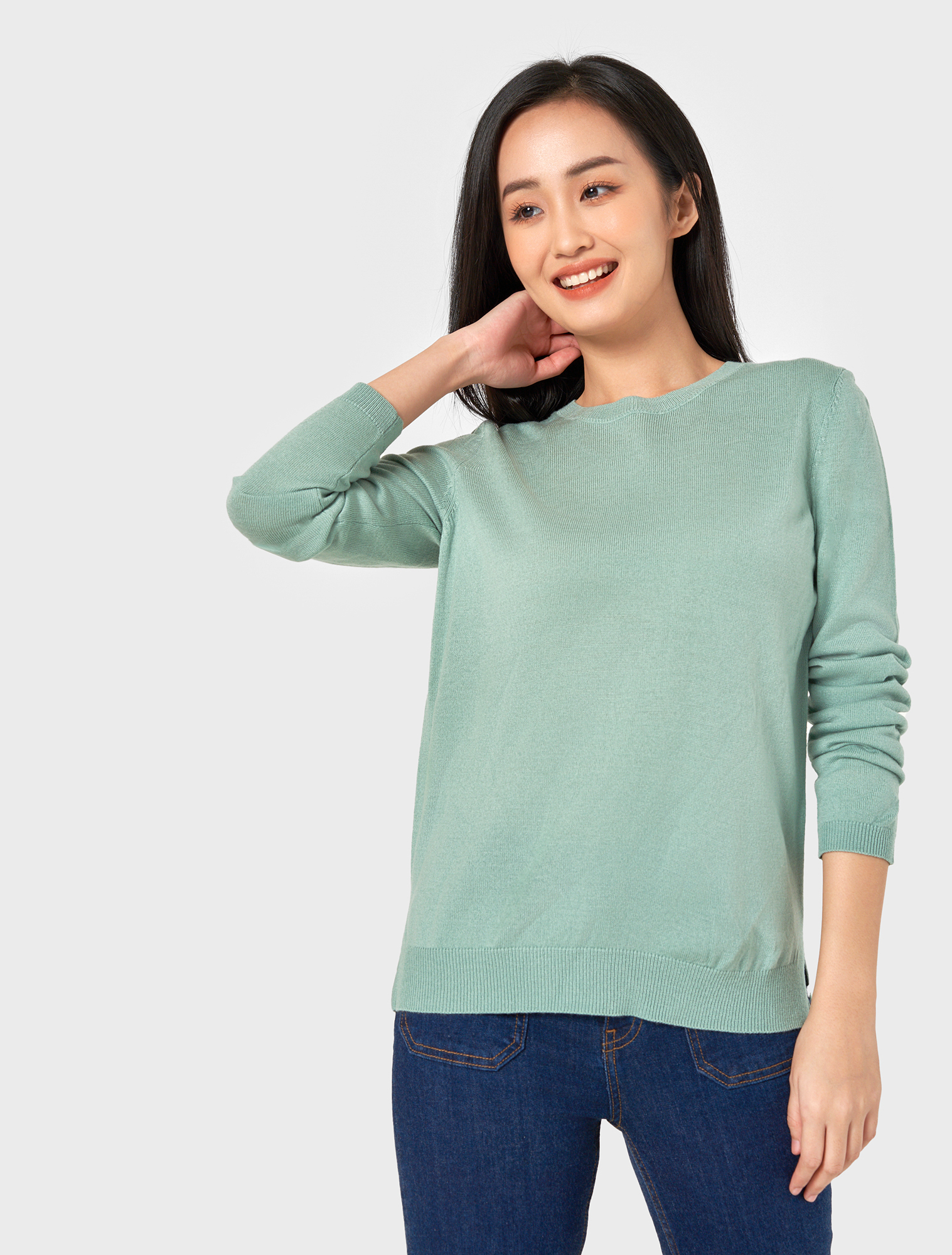 [15-17.5 VOUCHER TỚI 400K] Áo len nữ CANIFA cổ tròn 6TE22W001