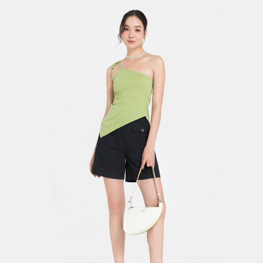 Áo Thun Nữ Thời Trang JUNO Cổ Yếm Lai Chéo JNATH004