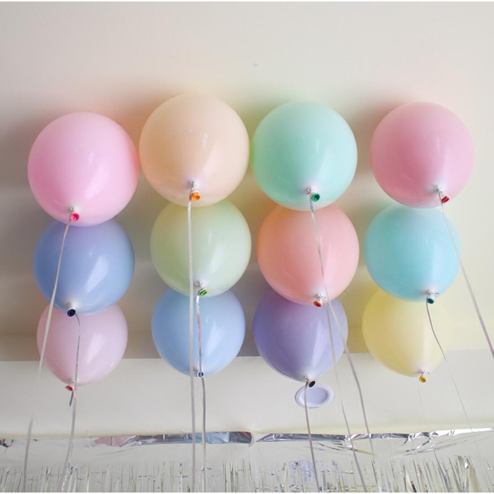 10 quả Bóng Macaron-Pastel-bóng sữa size 10" =25cm