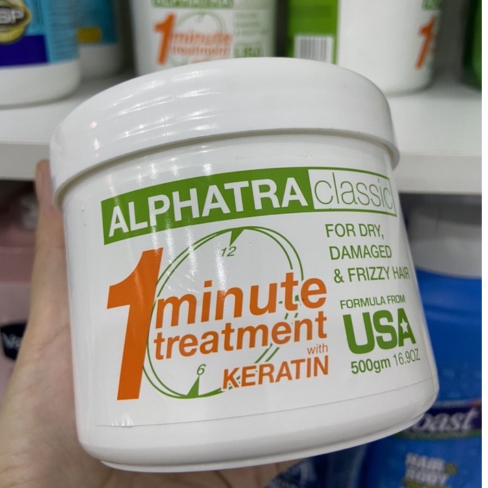 Kem Ủ Tóc 1 Phút Alphatra Classic 500G